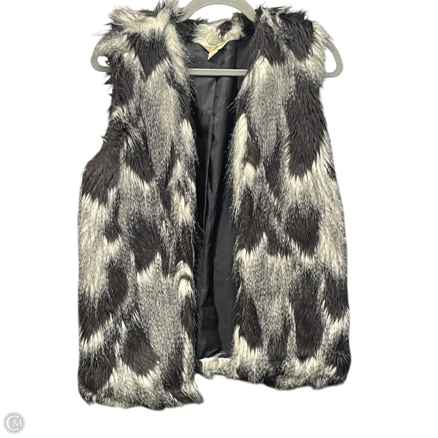 Vest Faux Fur & Sherpa By Sun & Shadow In Black, Size: S