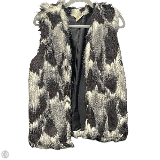Vest Faux Fur & Sherpa By Sun & Shadow In Black, Size: S