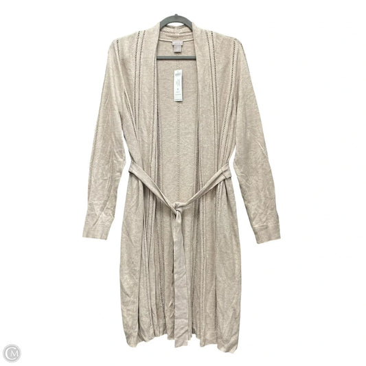 Cardigan By Chicos In Tan, Size: Xl