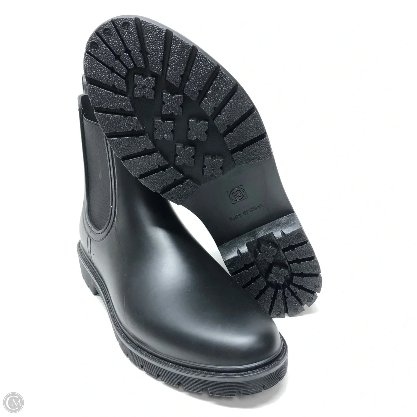 Boots Ankle Heels By Serra In Black, Size: 10