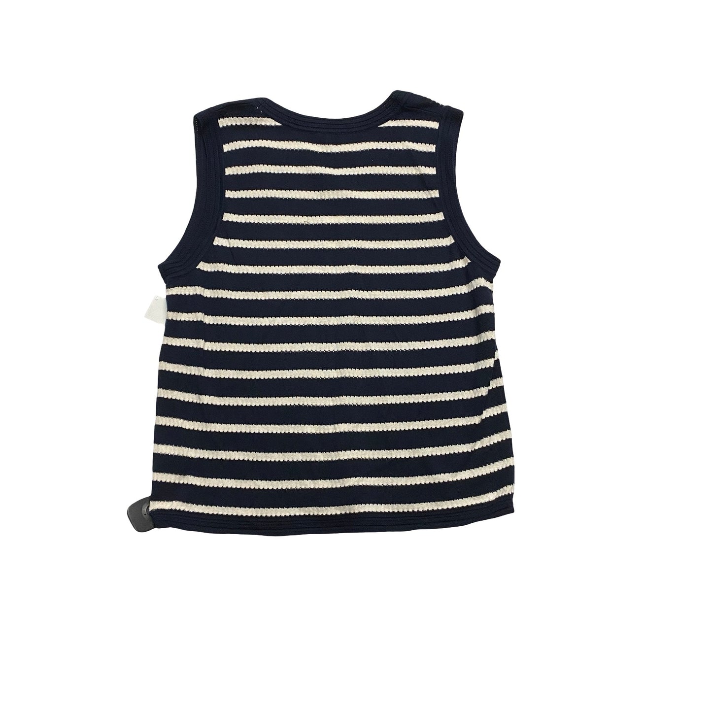 Top Sleeveless By Express In Striped Pattern, Size:L