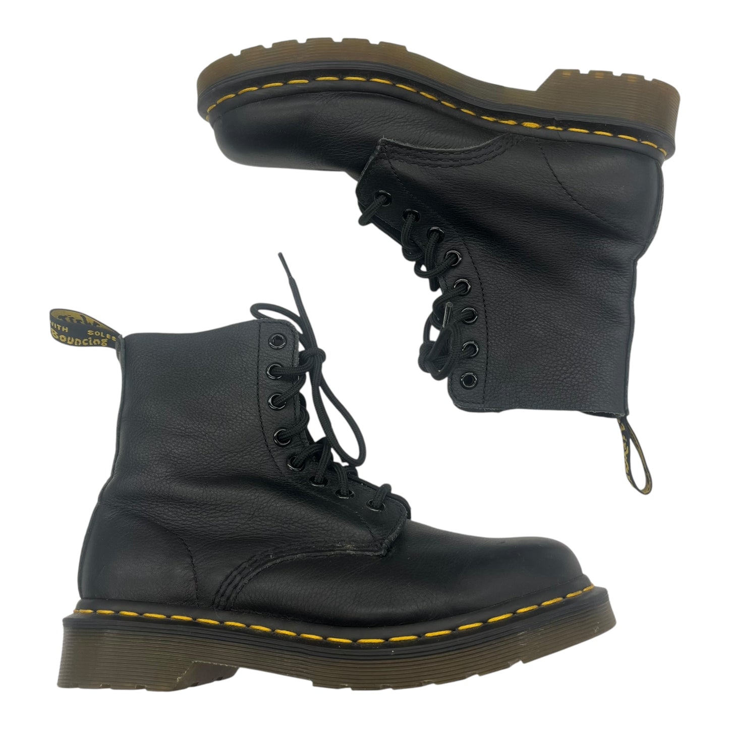 Boots Combat By Dr Martens In Black, Size:6