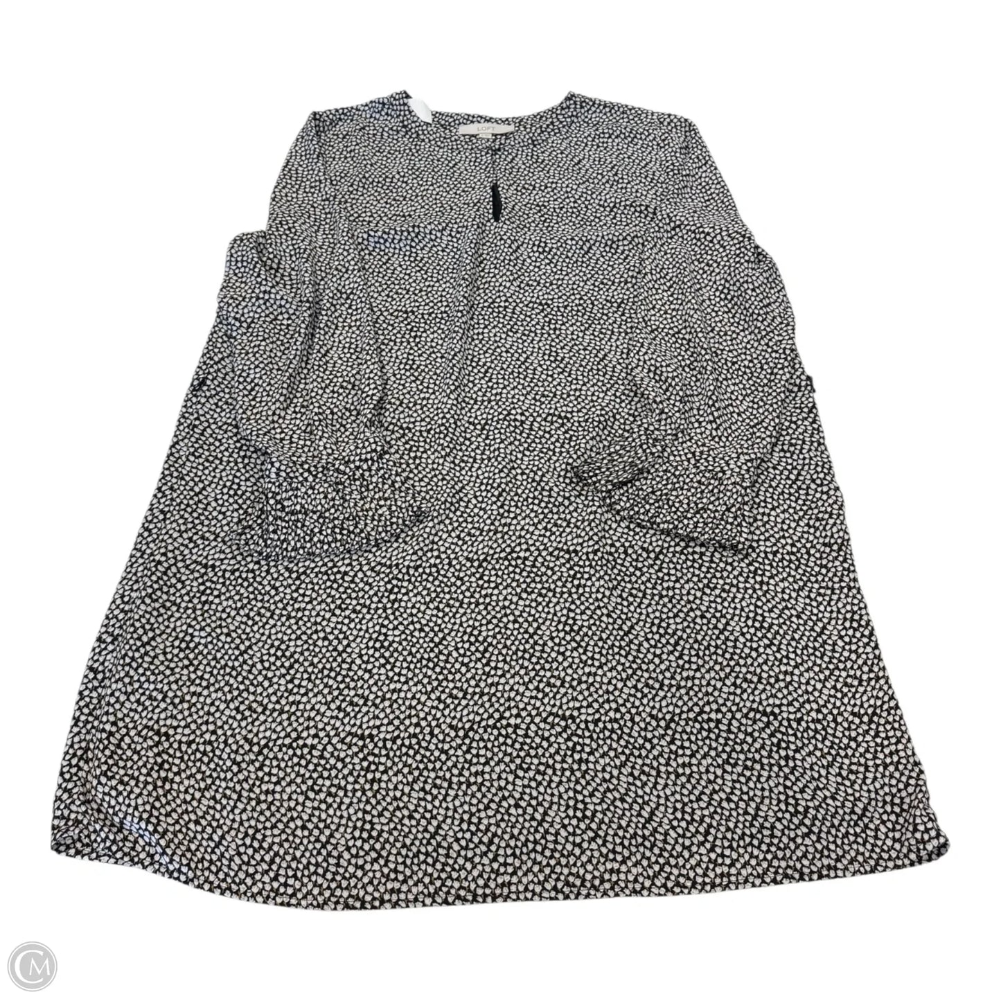 Dress Casual Short By Loft In Black & White, Size: Xl