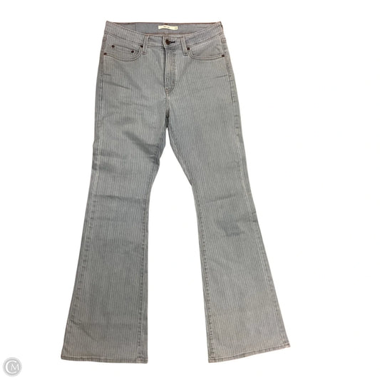 Jeans Flared By Levis In Blue Denim, Size: 8