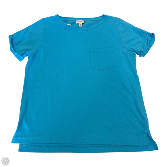 Top Short Sleeve Basic By J. Crew In Blue, Size: S