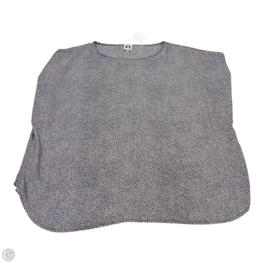 Top Short Sleeve By Anne Klein In Polkadot Pattern, Size: 2x