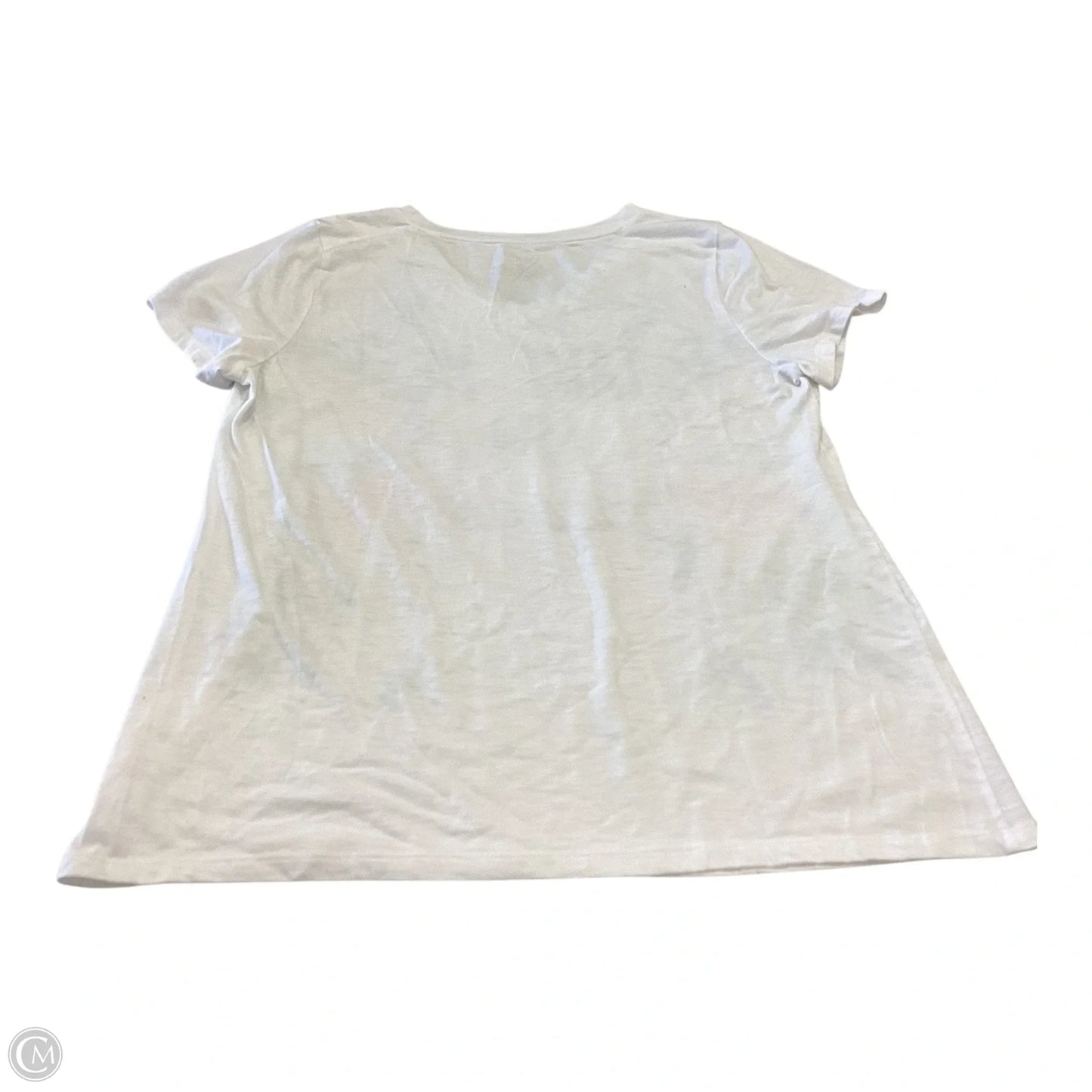 Top Short Sleeve Basic By Sonoma In White, Size: L