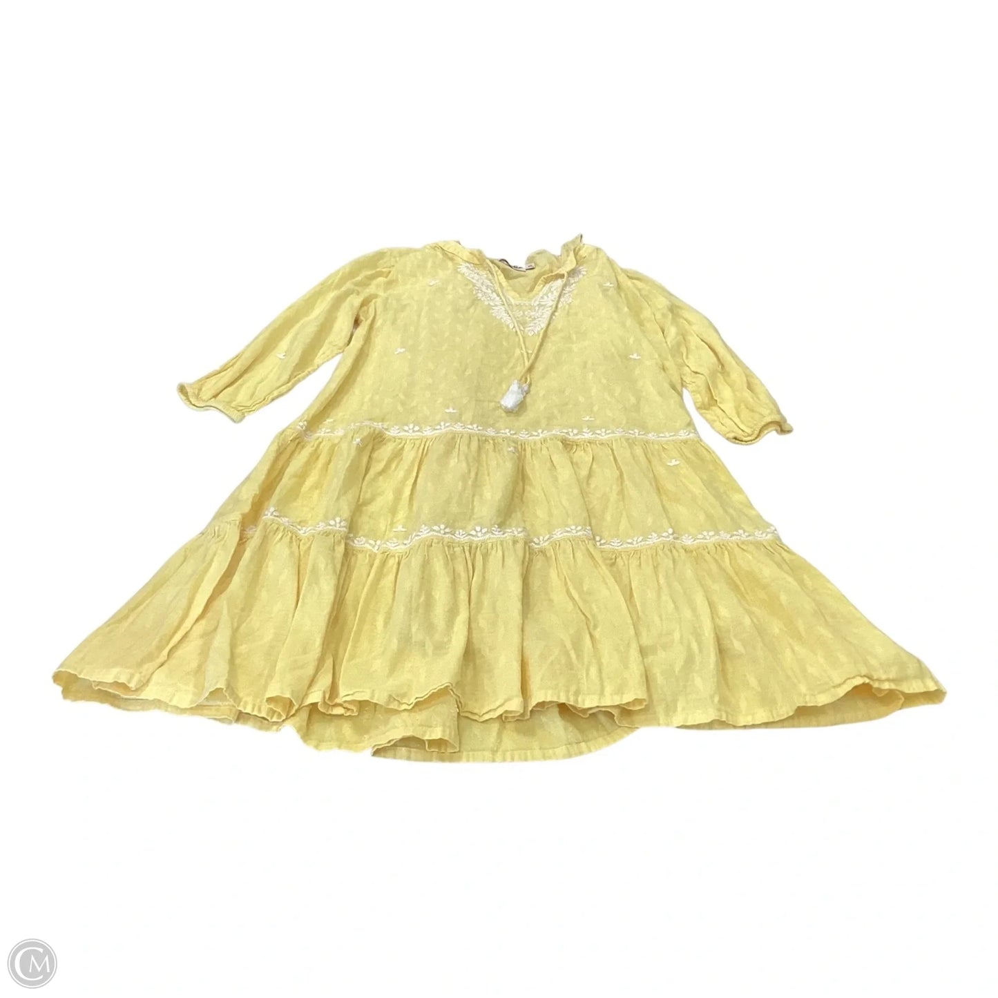 Dress Casual Short By Clothes Mentor In Yellow, Size: Xs
