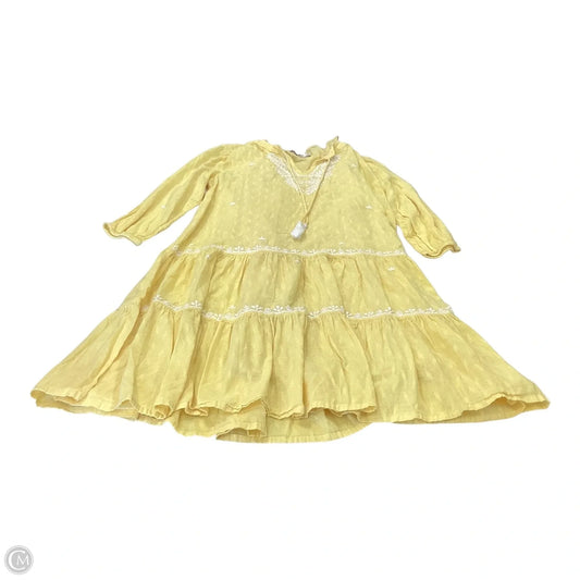 Dress Casual Short By Clothes Mentor In Yellow, Size: Xs