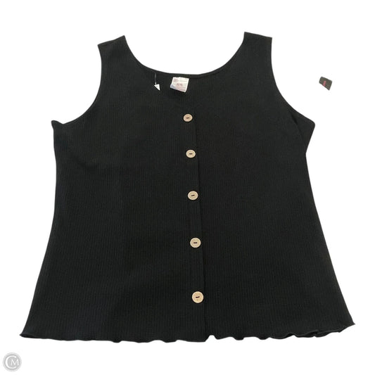 Top Sleeveless Basic By No Boundaries In Black, Size: Xl