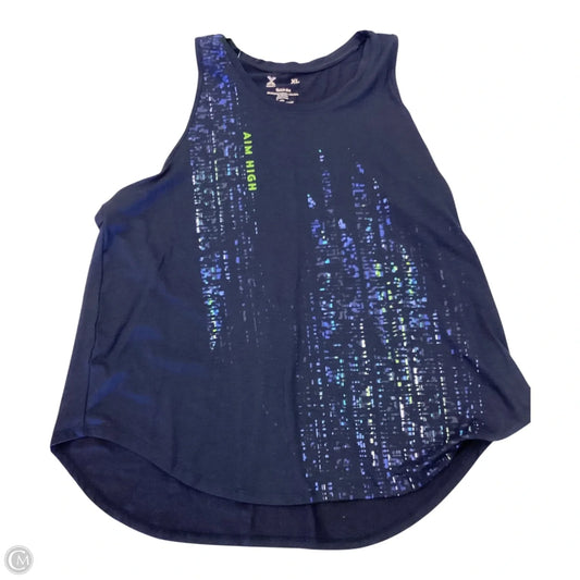 Athletic Tank Top By Xersion In Navy, Size: Xl