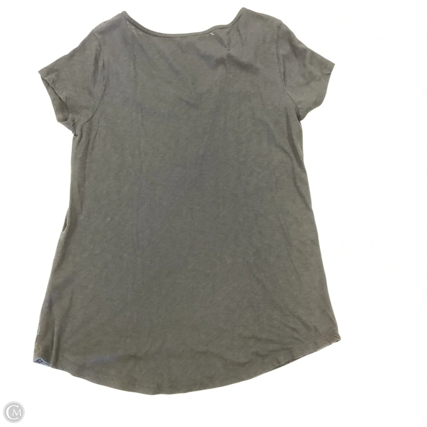 Top Short Sleeve By Lucky Brand In Navy, Size: M