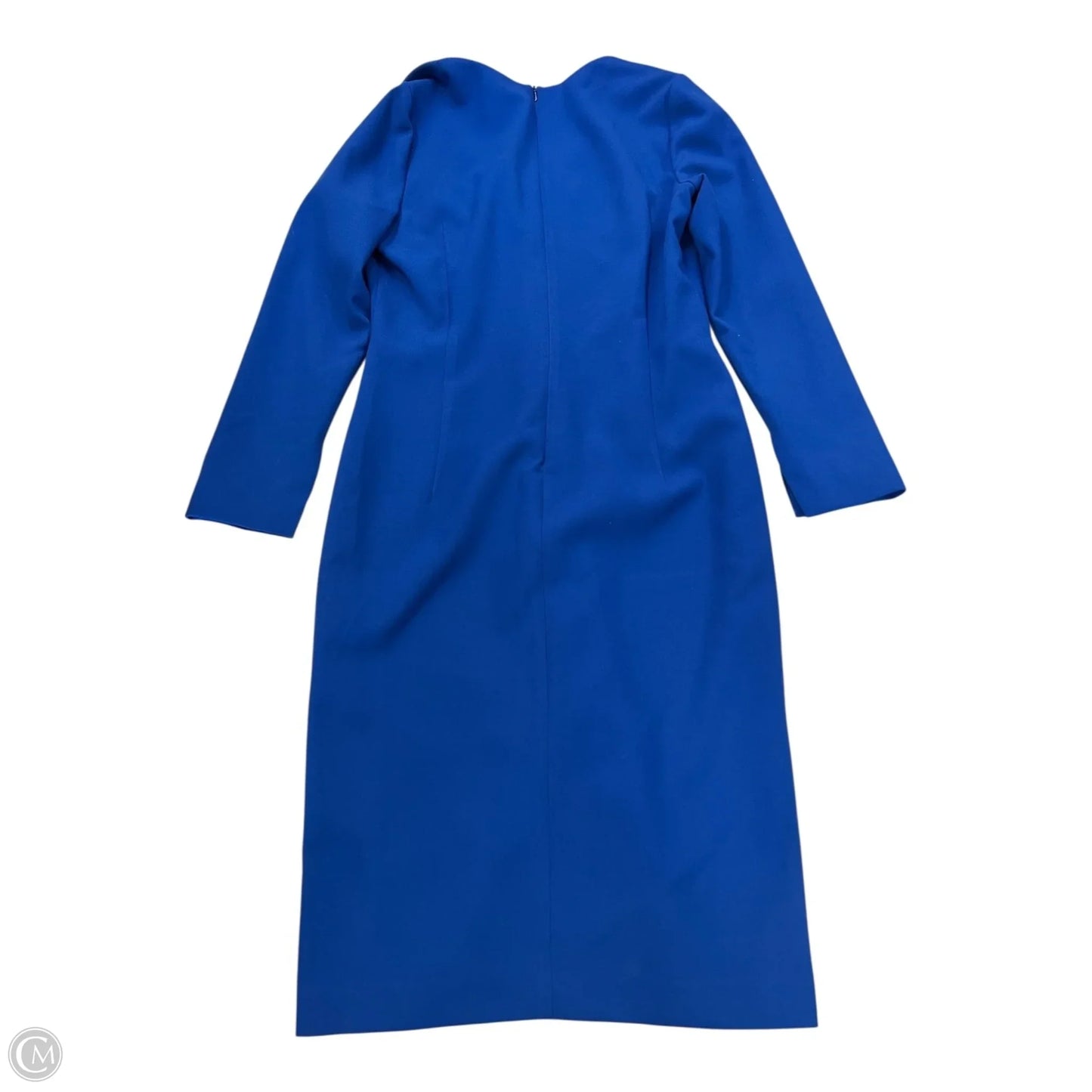 Dress Casual Midi By Black Halo In Blue, Size: 10