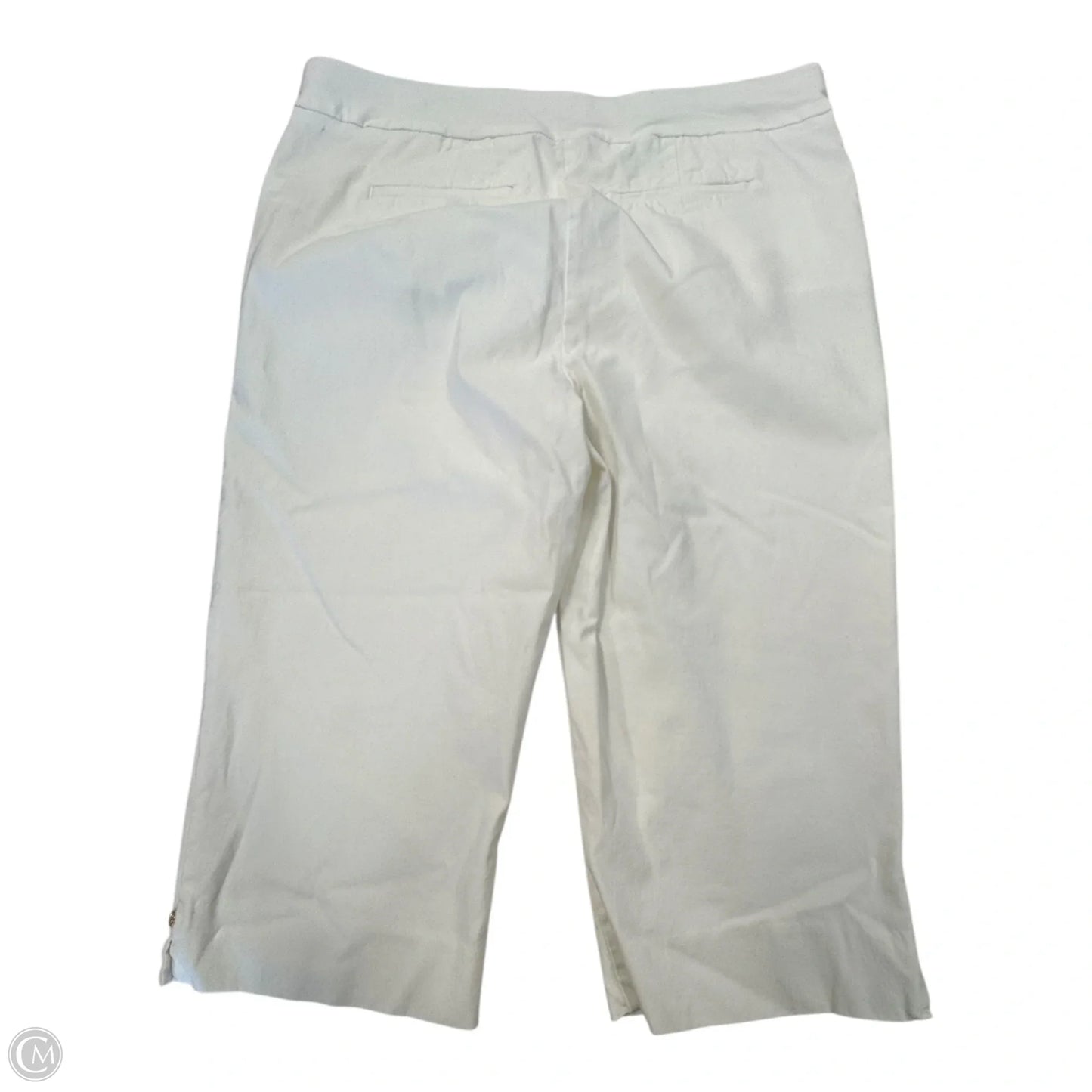 Capris By Chicos In White, Size: L
