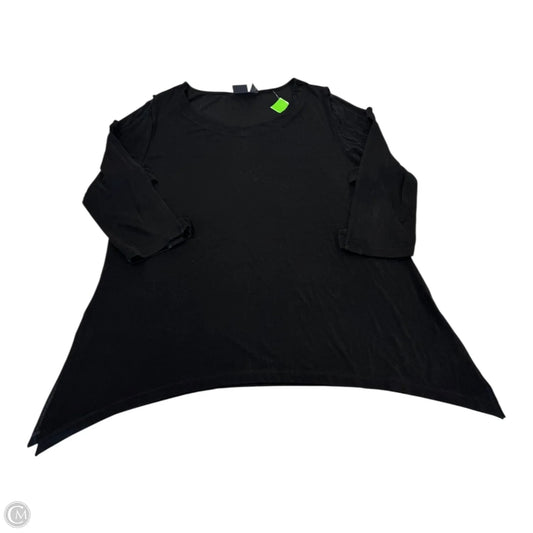 Top Long Sleeve By Chicos In Black, Size: Xl