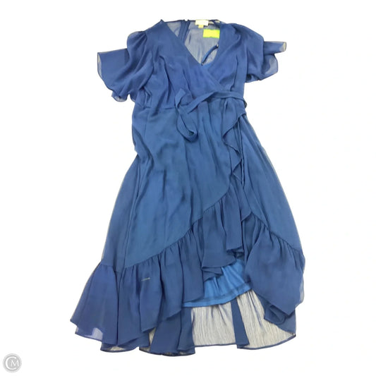 Dress Casual Short By Calvin Klein In Blue, Size: 12