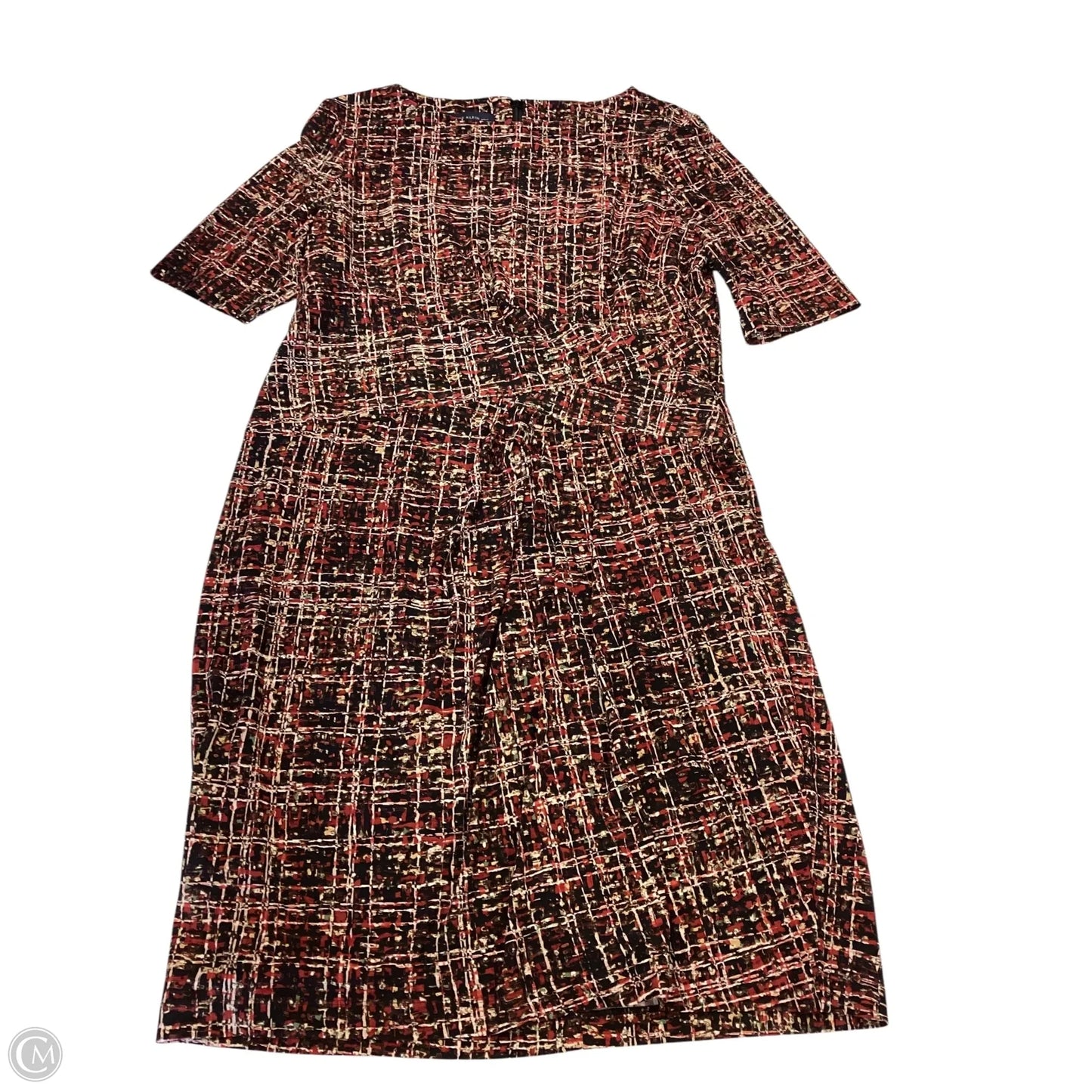 Dress Casual Short By Anne Klein In Black & Red, Size: 16