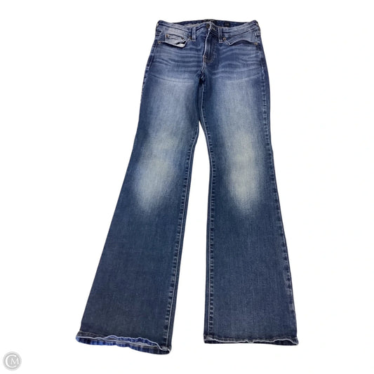 Jeans Straight By Lucky Brand In Blue Denim, Size: 8