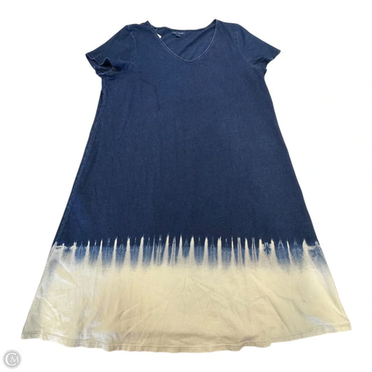 Dress Casual Short By J. Jill In Blue & White, Size: M