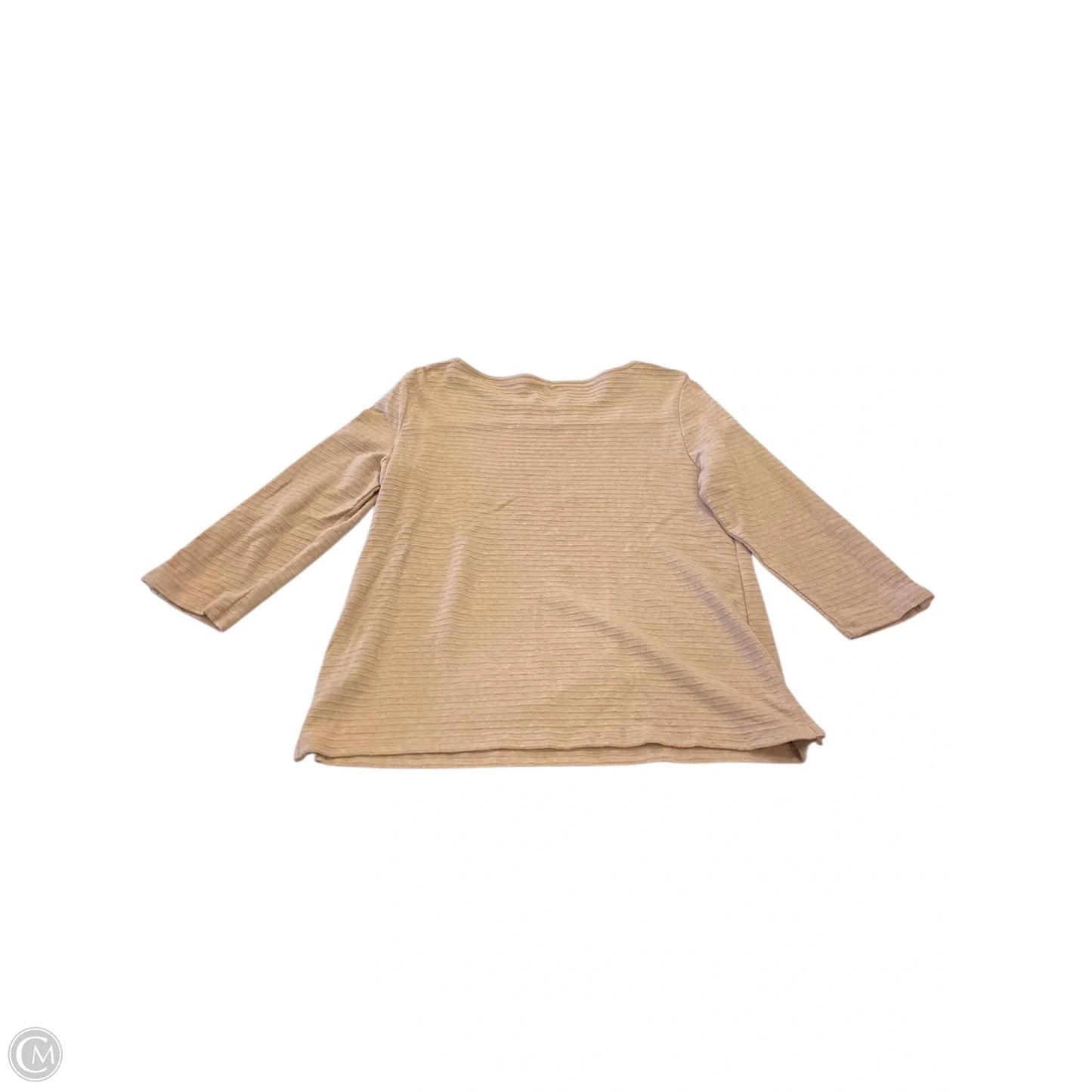 Top Long Sleeve By Talbots In Brown, Size: M