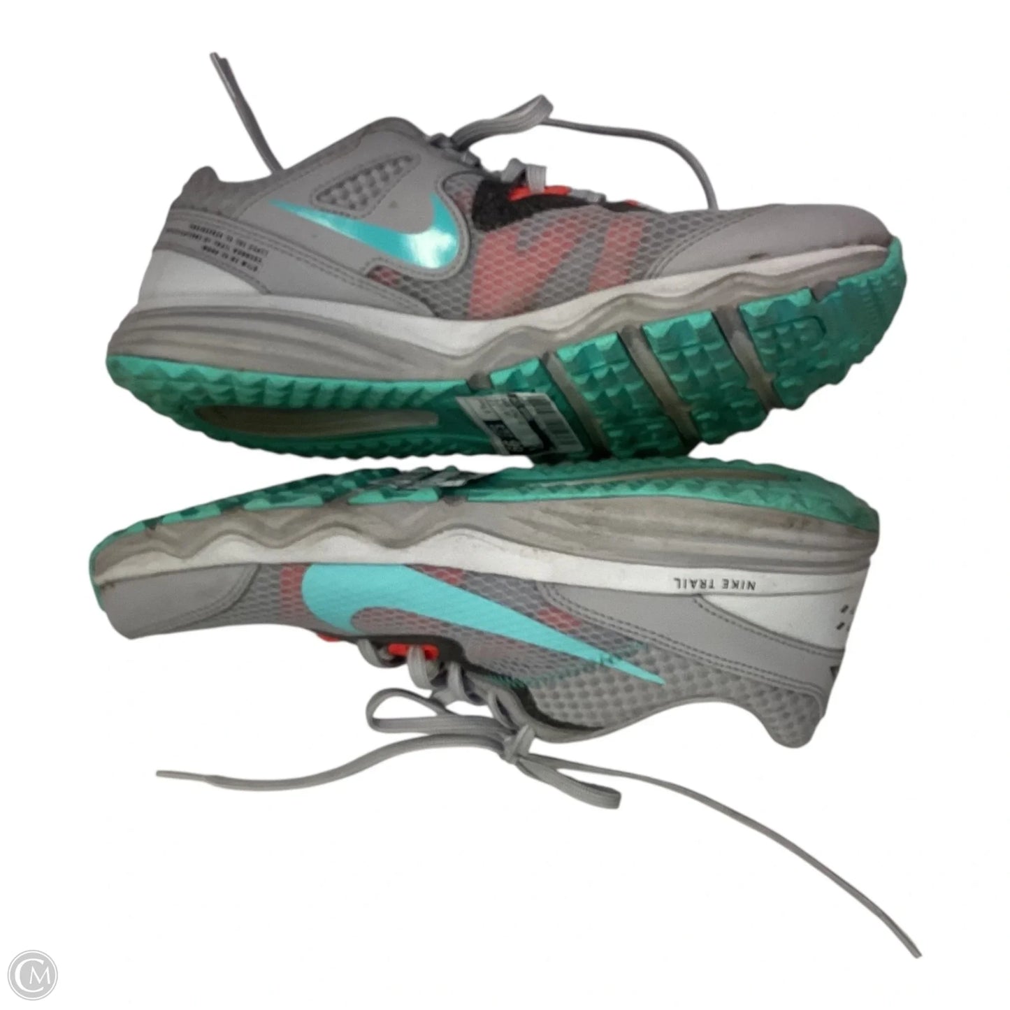 Shoes Athletic By Nike Apparel In Blue & Grey, Size: 8.5