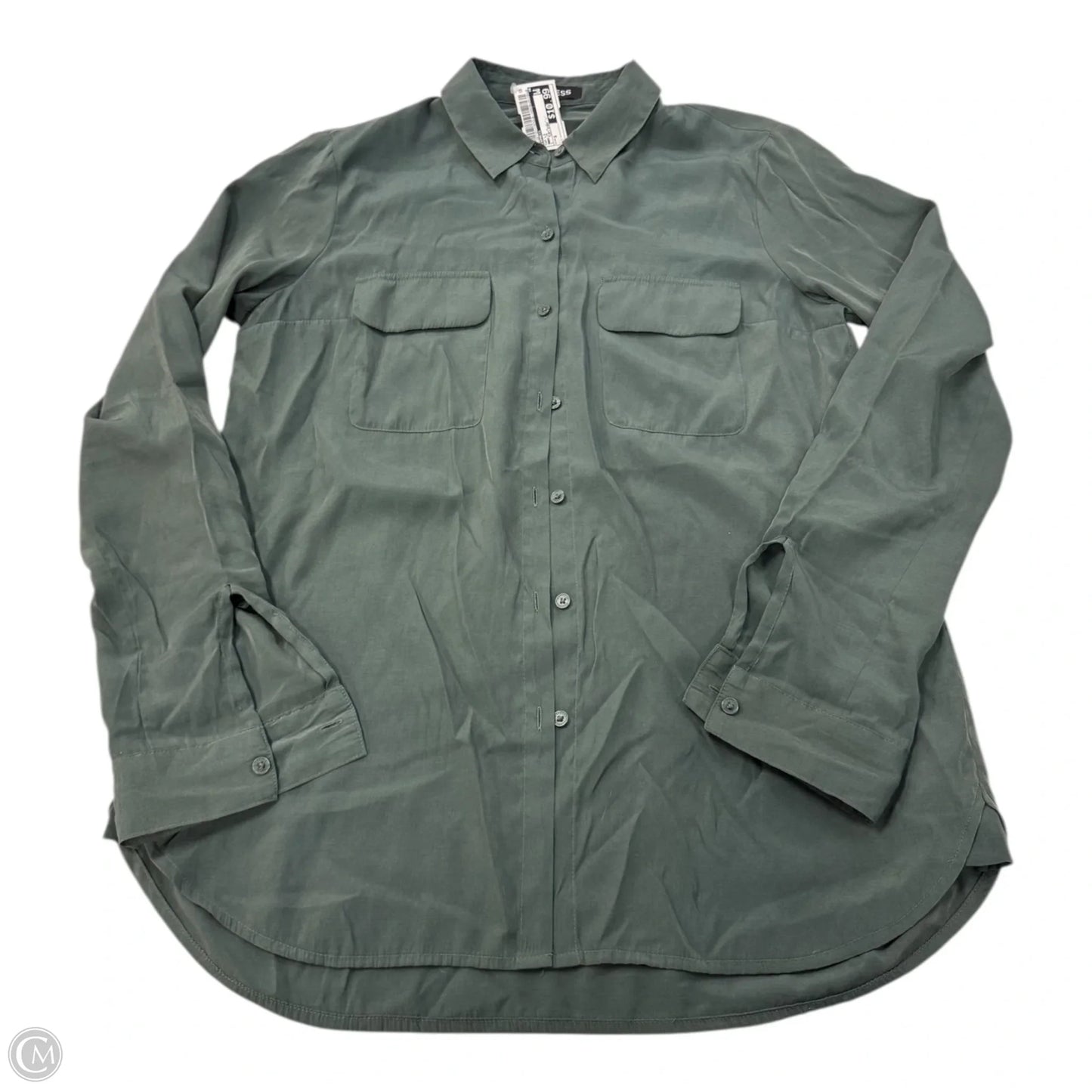 Top Long Sleeve By Express In Grey, Size: S