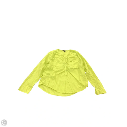 Top Long Sleeve By J. Crew In Yellow, Size: M