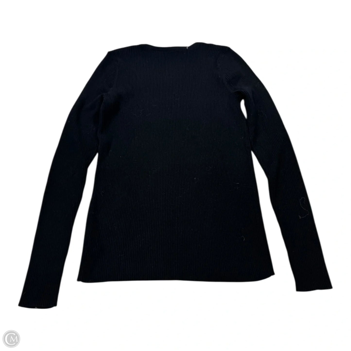 Top Long Sleeve Basic By Gap In Black, Size: Xs