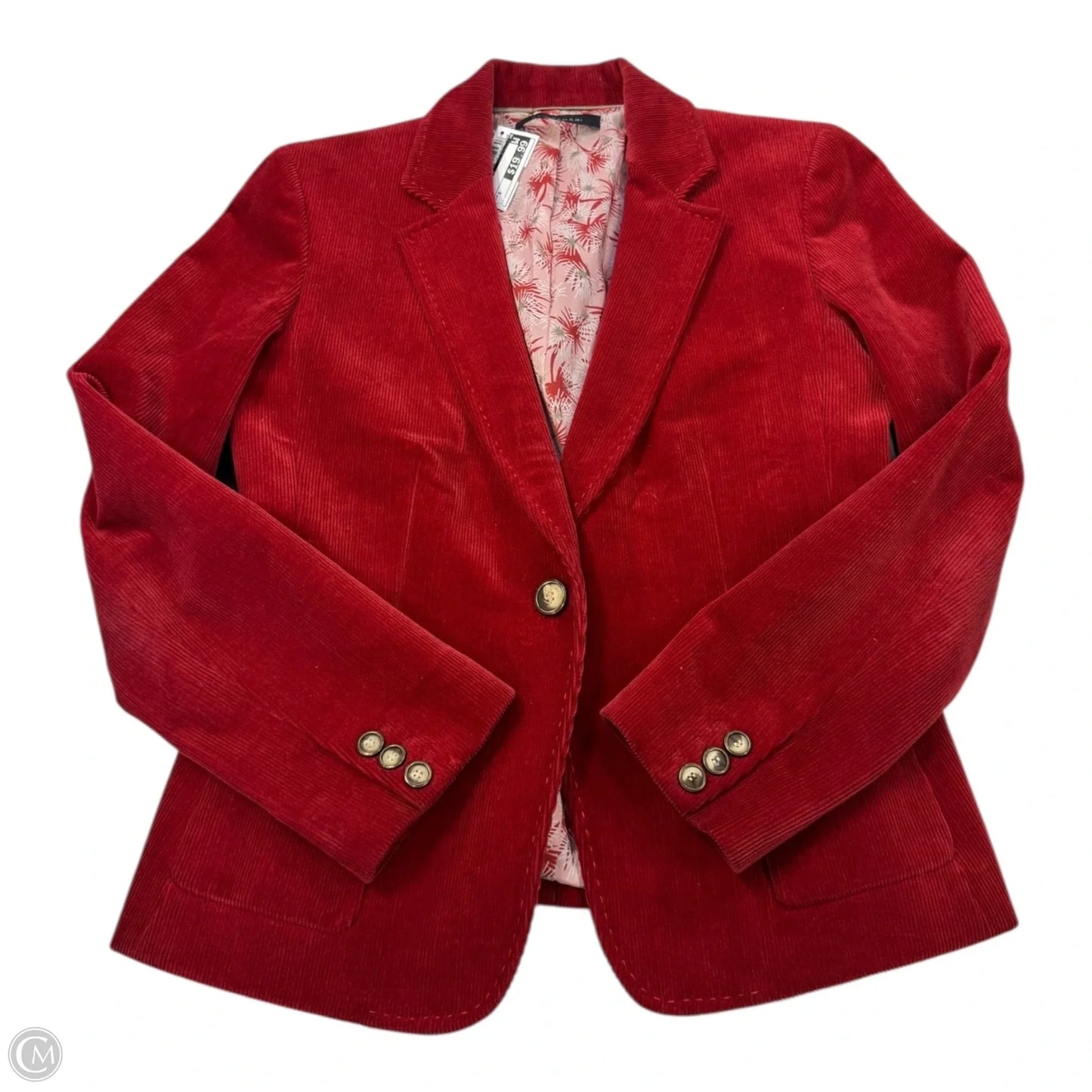 Blazer By Elie Tahari In Red, Size: S