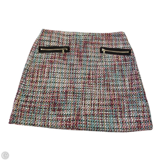 Skirt Mini & Short By Loft In Multi-colored, Size: 6