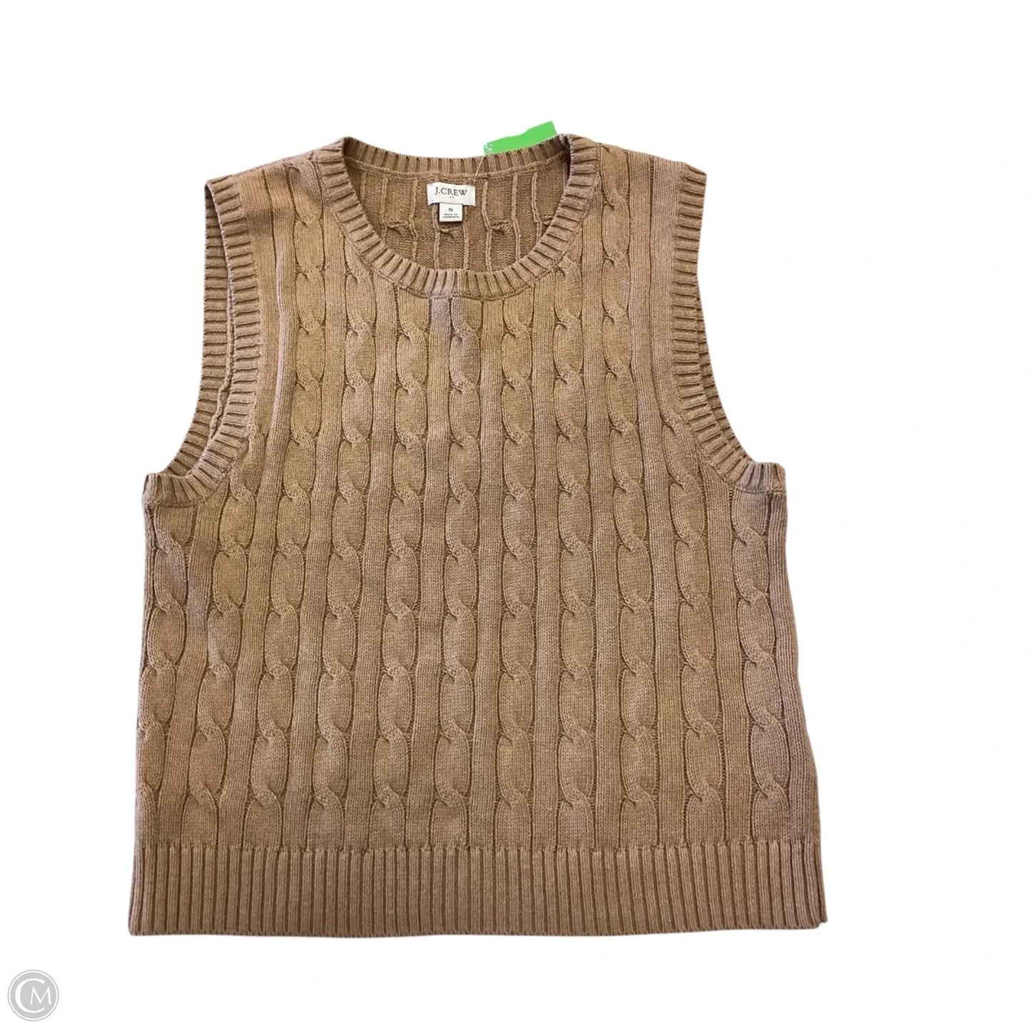 Top Sleeveless By J. Crew In Brown, Size: S
