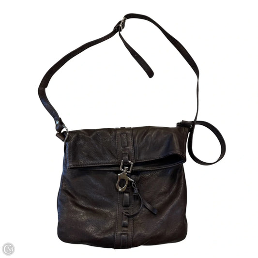 Crossbody Leather By Clothes Mentor, Size: Medium