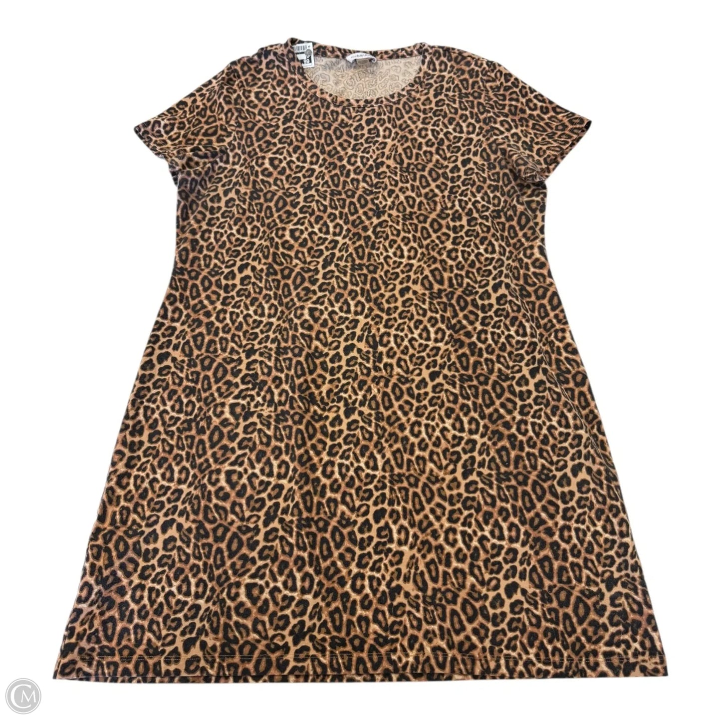 Dress Casual Short By Calvin Klein In Animal Print, Size: Xl