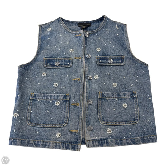 Vest Other By House Of Harlow In Blue Denim, Size: Xs