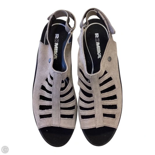 Shoes Heels Block By Romika In Tan, Size: 8.5