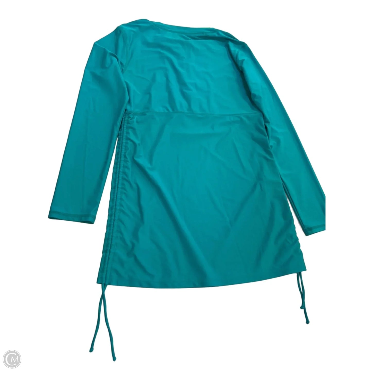 Top Long Sleeve By Cabana Life In Blue, Size: L