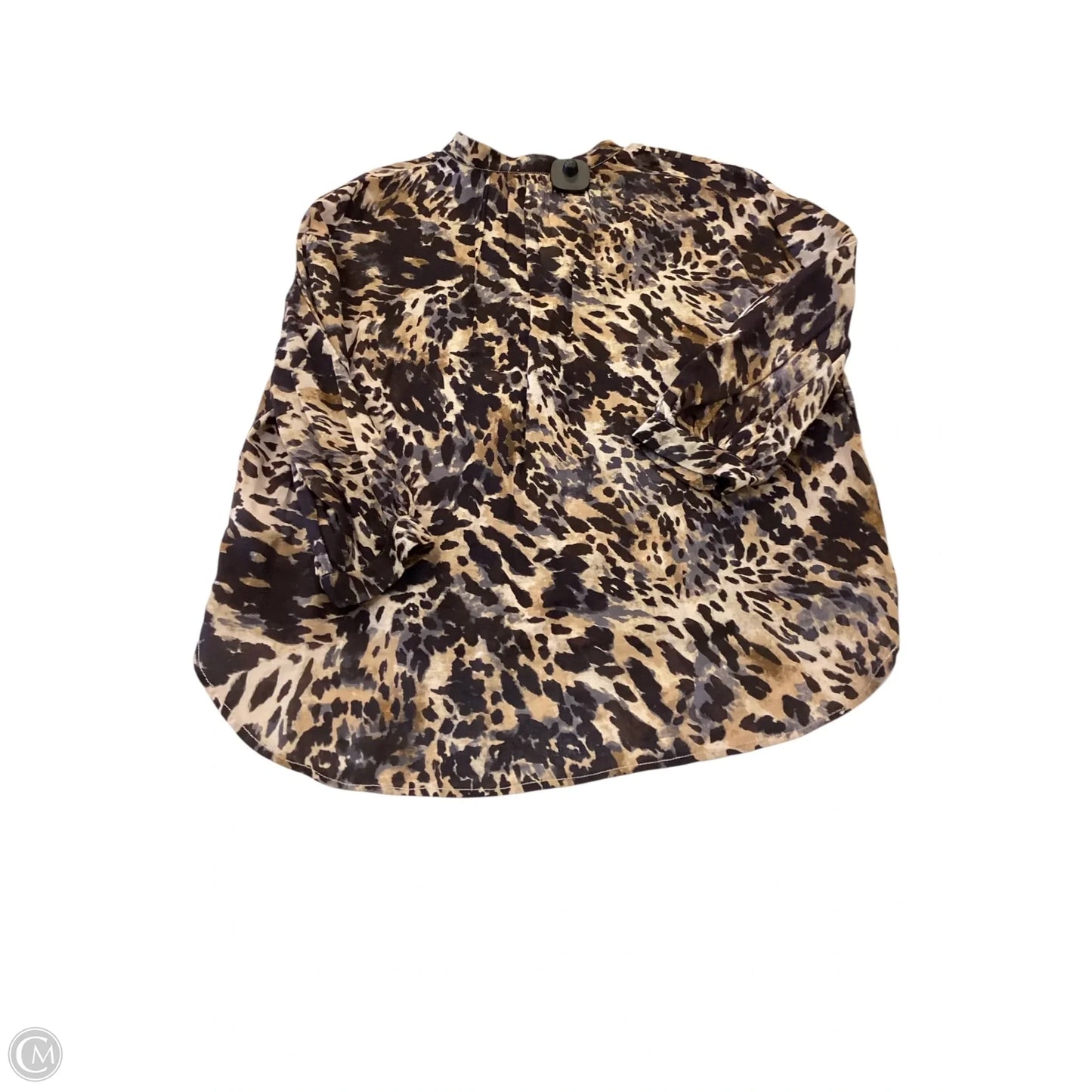 Top Long Sleeve By Pilcro In Animal Print, Size: S