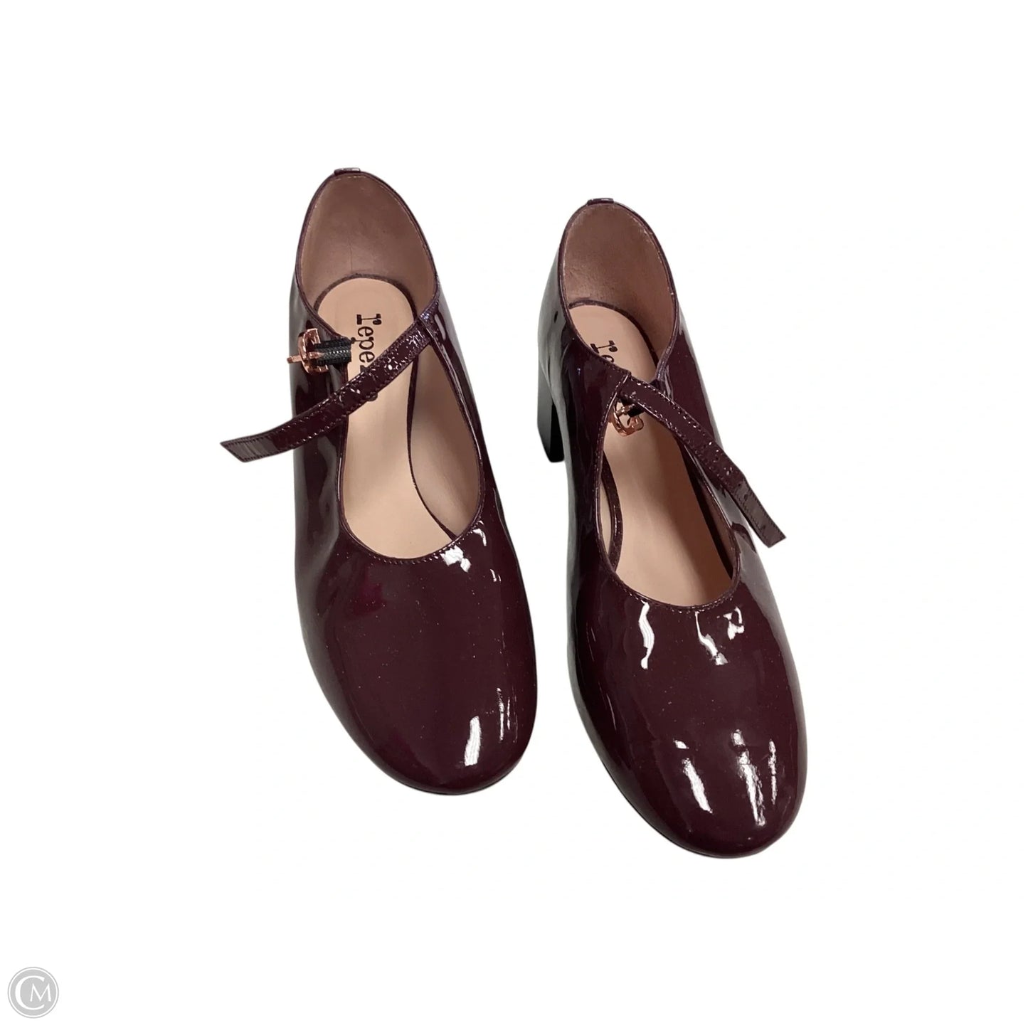 Shoes Heels Block By Cma In Maroon, Size: 8