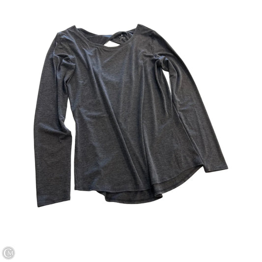 Top Long Sleeve By Athleta In Grey, Size: M