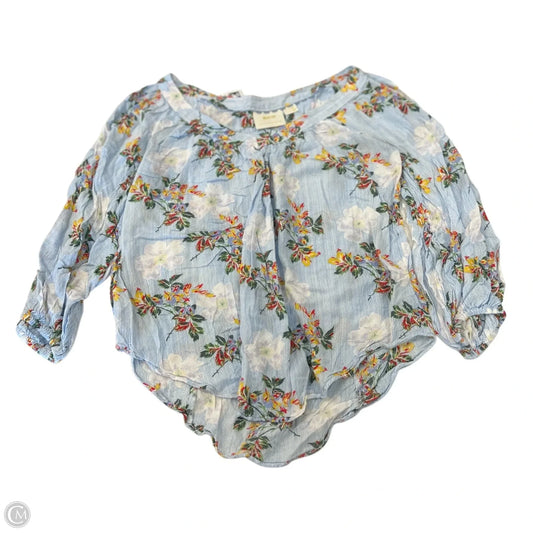 Top Long Sleeve By Maeve In Floral Print, Size: 6