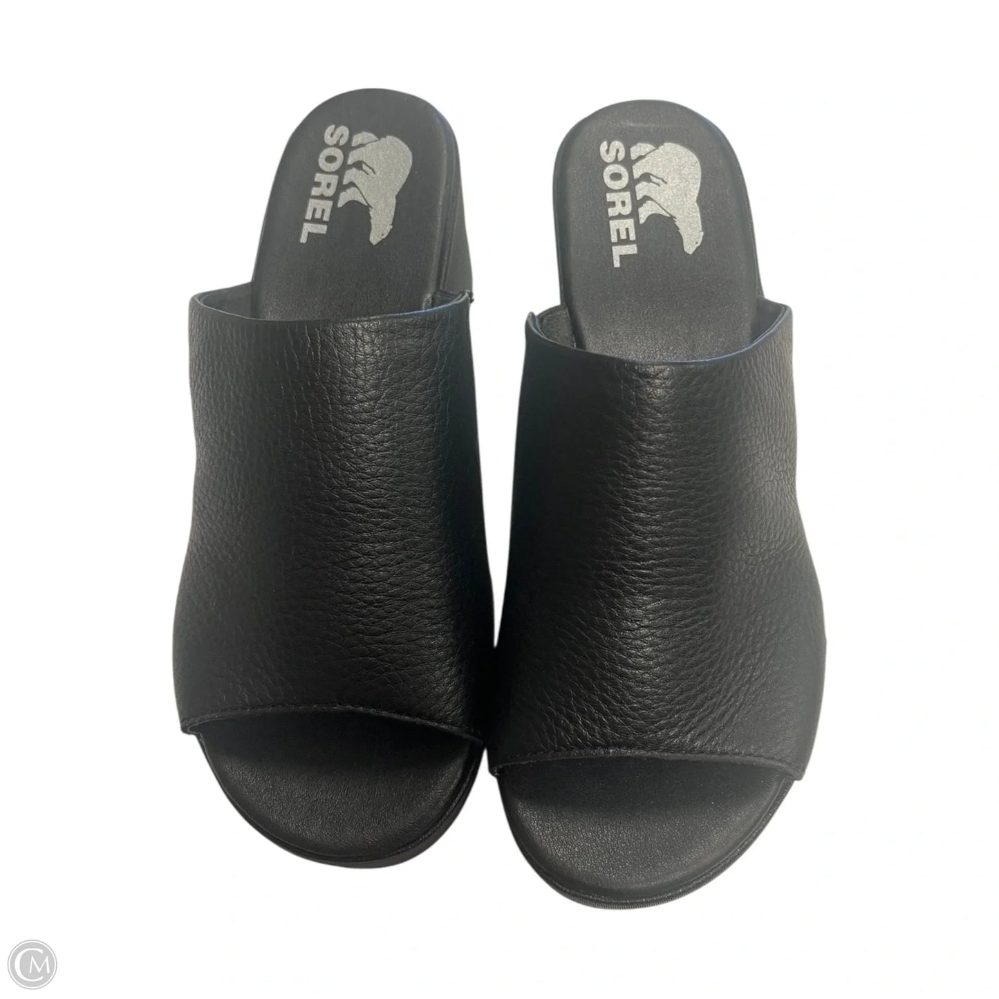 Shoes Heels Wedge By Sorel In Black, Size: 6.5
