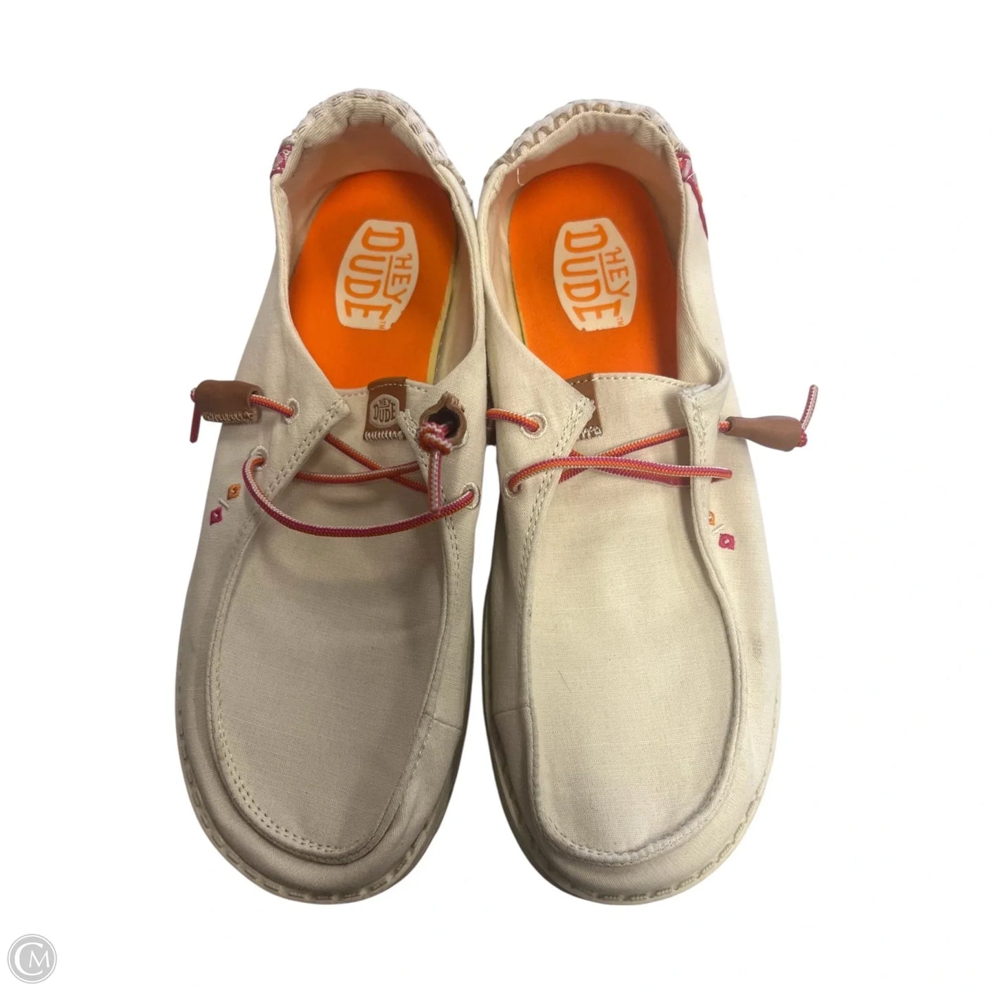 Shoes Flats By Hey Dude In White, Size: 8
