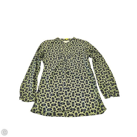 Top Long Sleeve By Michael By Michael Kors In Blue & Green, Size: M