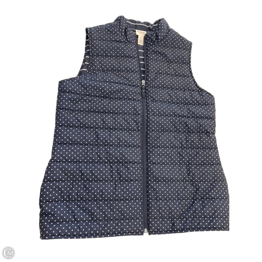 Vest Puffer & Quilted By Chicos In Polkadot Pattern, Size: S