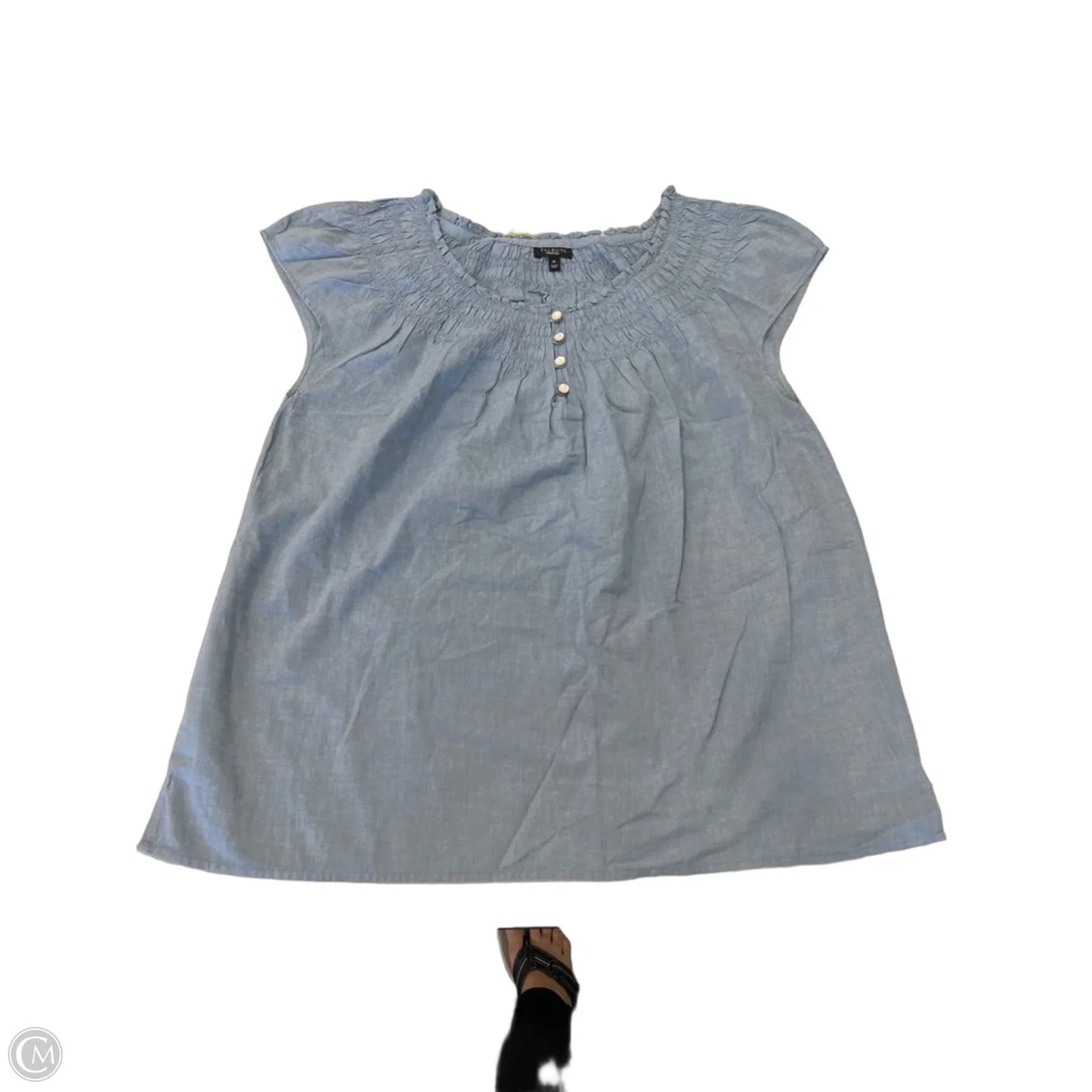 Top Sleeveless By Talbots In Blue, Size: M