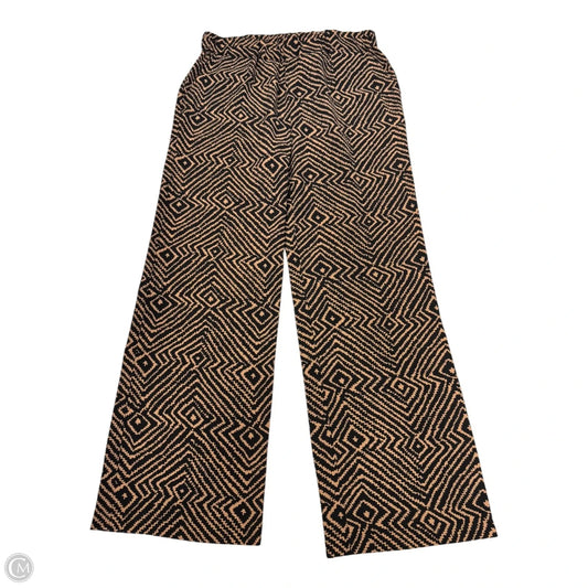 Pants Wide Leg By Michael By Michael Kors In Black & Brown, Size: M