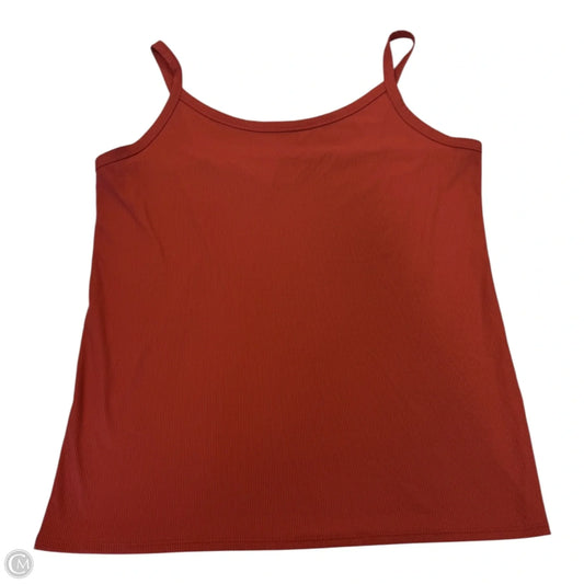Top Sleeveless By No Boundaries In Rust, Size: 3x