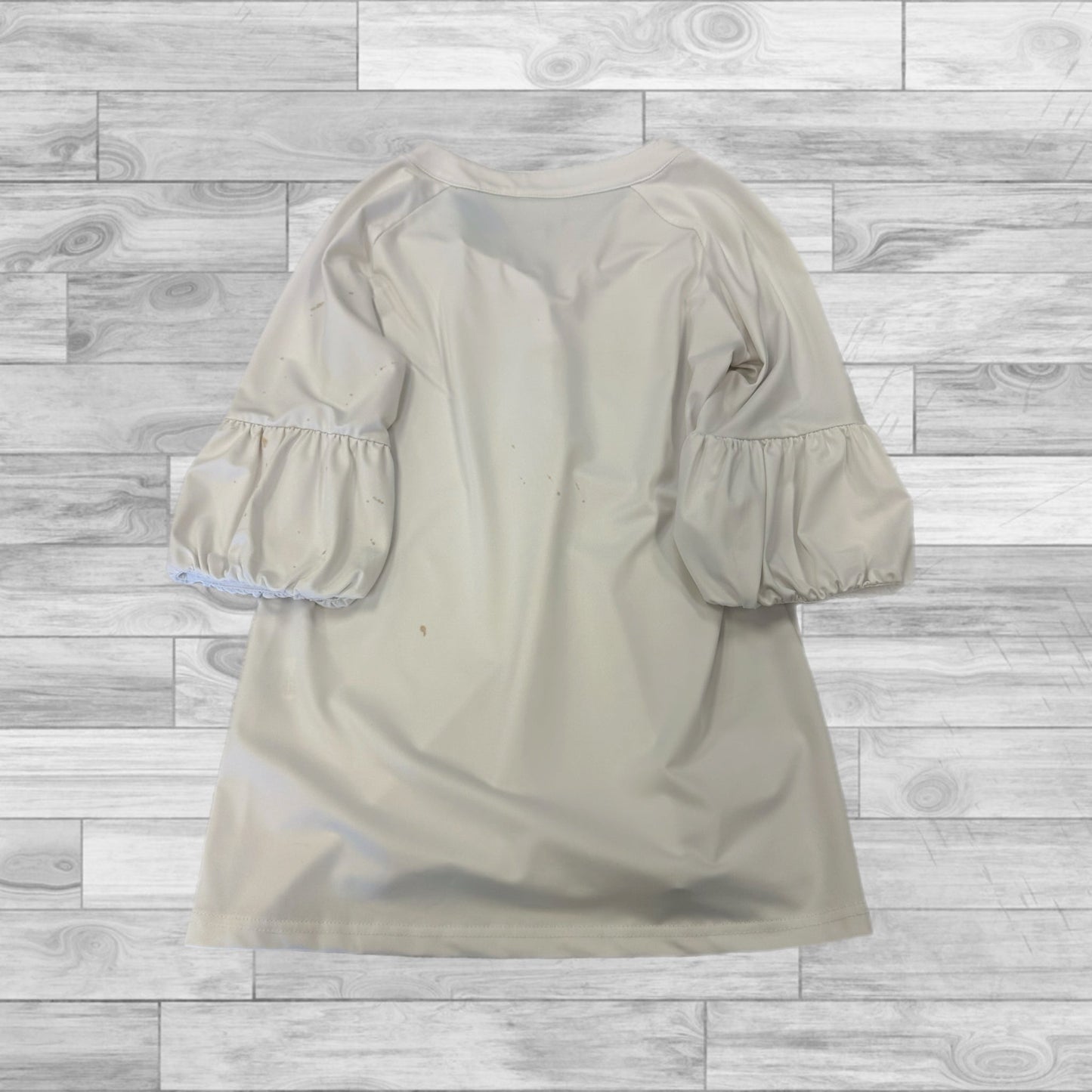 Top 3/4 Sleeve By Tracy Negoshian In White, Size: Xs