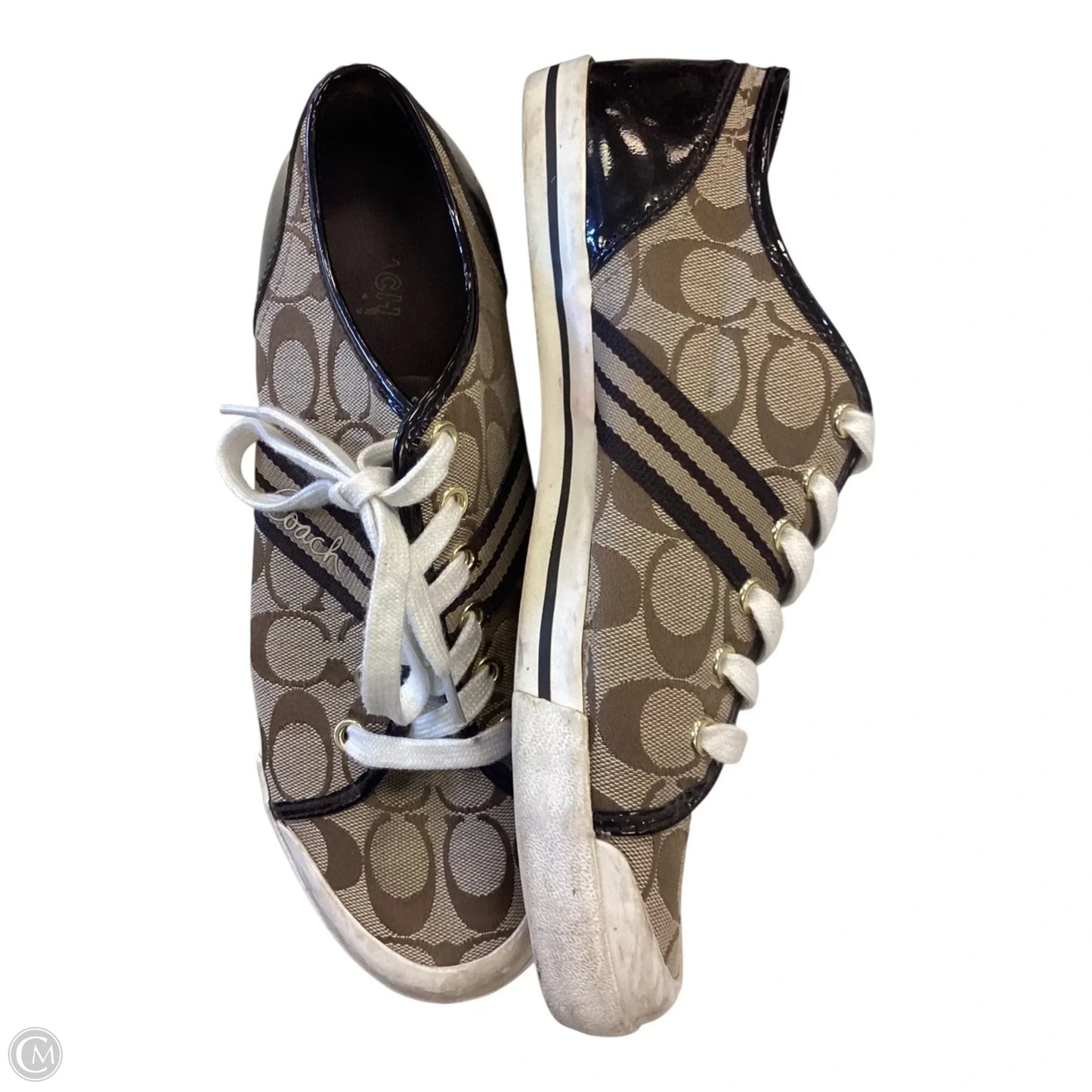 Shoes Sneakers By Coach In Tan, Size: 10