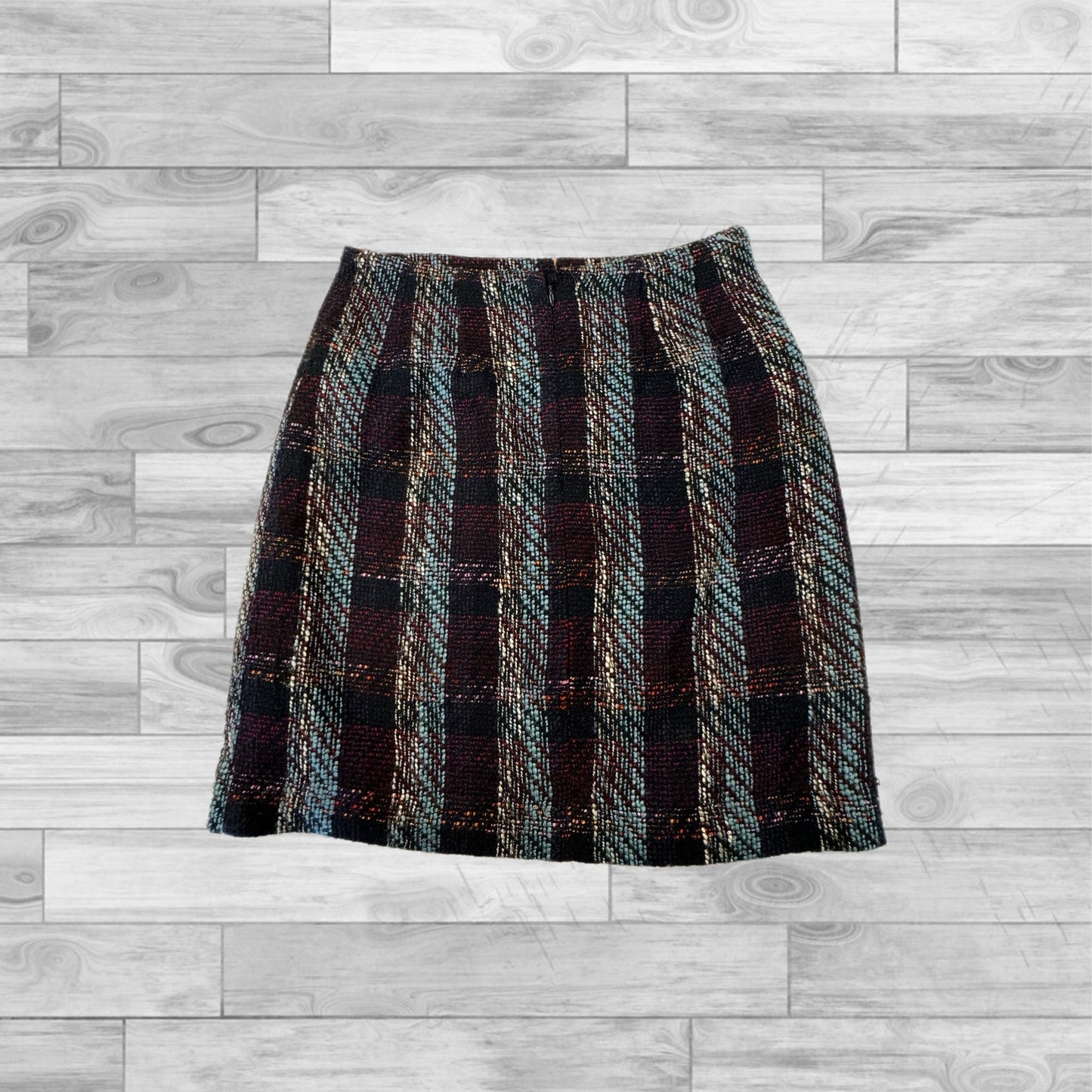 Blue & Purple Skirt Mini & Short Loft, Size 2petite